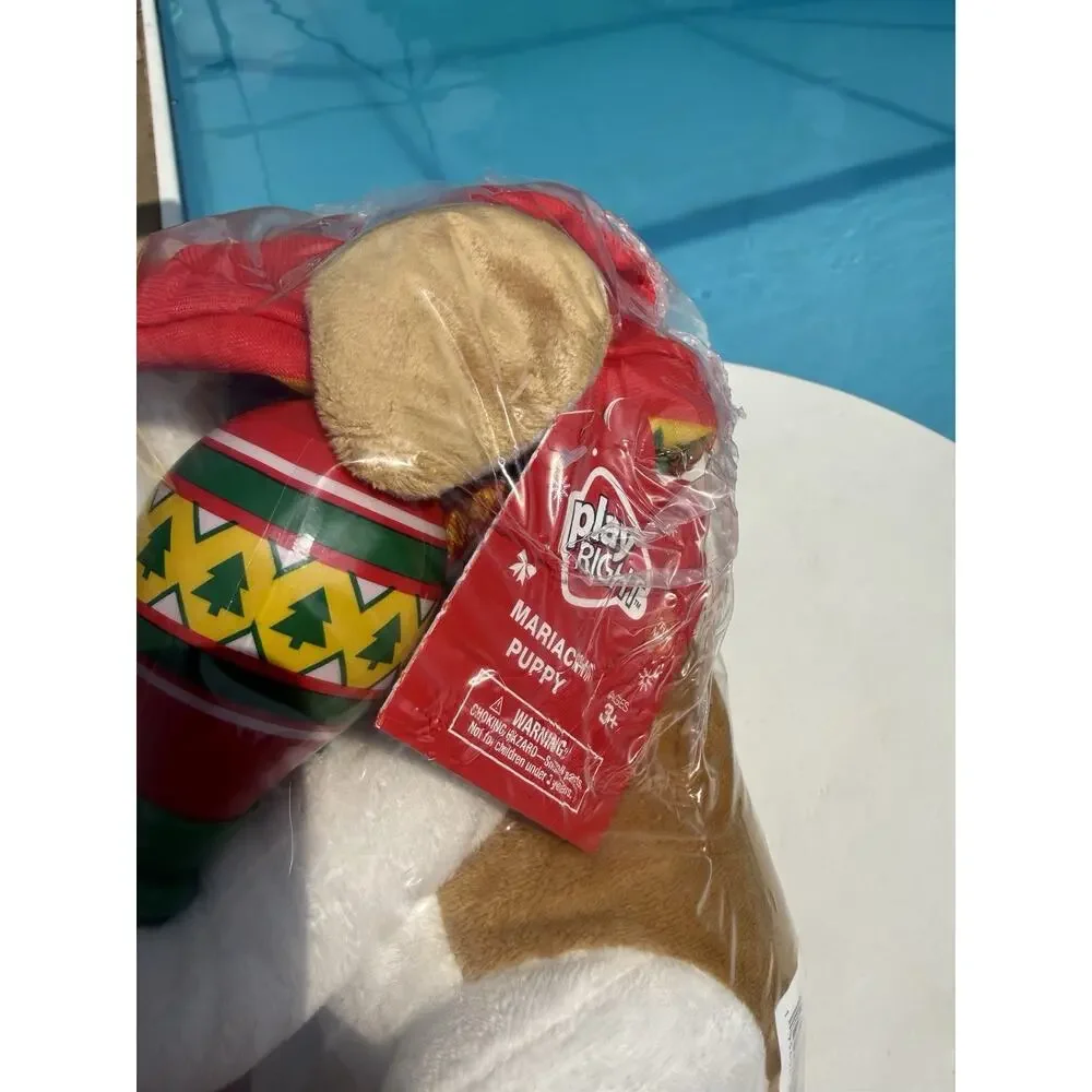 Play Right Animated CHRISTMAS Mariachi Plush Puppy Dog 12